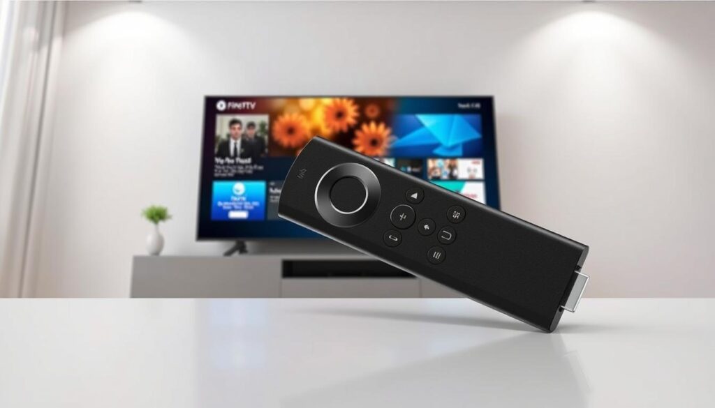 Detailed step-by-step installation guide for GSE Smart IPTV on a Firestick device. A well-lit indoor scene showcasing the Firestick and various setup screens. Sleek, minimalist design with soft neutral tones. Subtle shadows and highlights to accentuate the device and on-screen visuals. A clean, uncluttered background with subtle gradients to draw the eye to the central subject. Crisp, high-resolution imagery with a professional, instructional feel. Informative and visually engaging to illustrate the installation process for the target audience.